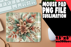 Blissful MOUSE MAT PNG Style, Autumn Flower Product Image 1