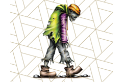 Halloween Monster Clipart PNG, Cute Spooky Characters Product Image 5