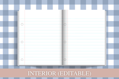 Editable Canva Pretty Teen Girls Notebook &amp; Cover Template Product Image 3
