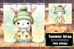 CHIC 20oz PNG Tumbler Wrap , Cute Animals Product Image 1