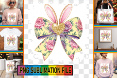 Joyful TSHIRT Art Sublimation, Easter Bow Product Image 1