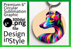 Lovely Round Design Car Coaster Artwork , Dog Product Image 1