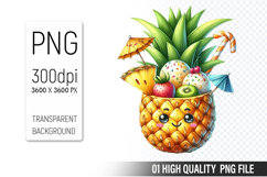 Summer Clipart PNG Bundle, Beach Clipart Design Product Image 4