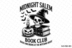 Midnight Salem Svg | Halloween Svg | Svg Cut Files Product Image 1