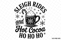 Sleigh rides and Hot Cocoa Tree Svg | Christmas Svg | Svg Product Image 1