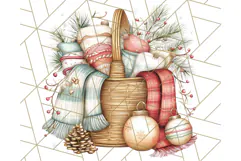 Scandinavian Christmas Gnomes Clipart PNG, Cute Gnome Png Product Image 5