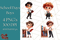 Boy Teacher Clipart PNG, Cute Male Teacher Illustration Product Image 1