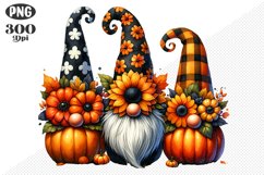 Halloween Gnomes Sublimation - Clipart PNG Design Product Image 1