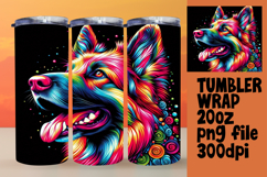 EYE-CATCHING 20oz Sublimation Tumbler , Dog Product Image 1