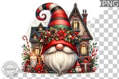 Christmas Gnome Sublimation - Clipart PNG Bundle Product Image 10
