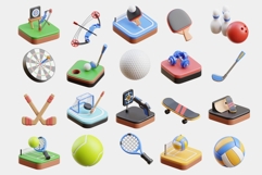 3D Sport Fun Pack for Designers Product Image 2