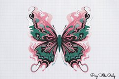 Smoke Butterflies Clipart PNG Product Image 1