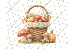 Acorn Village Clipart PNG, Fall Animal Png Product Image 5