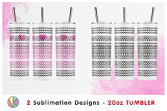 6 Adults Love Hidden Message Patterns - 20oz Skinny Tumbler. Product Image 12