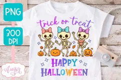 Trick or treat PNG for sublimation | Hapy Halloween PNG Product Image 1