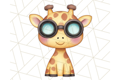 Jungle Safari Animals PNG Cute Pastel Wild Animal Clipart Product Image 5