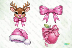 Pink Christmas School Teacher PNG Product Image 1
