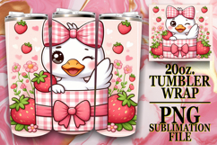 Inspiring sunsets 20oz tumbler wrap, Cute Goose Product Image 1