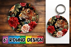 Tropical Wilderness Round Sublimation Product Image 1
