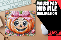 VIBRANT MOUSE MAT INNOVATIVE DESIGN, Cute Pumpkin Product Image 1