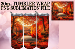 ENCHANTING HORIZONS 20oz TUMBLER WRAP, Autumn Product Image 1