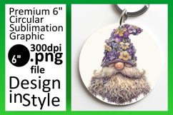 Cheerful Gnome Keychain Options Product Image 1