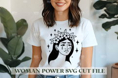 90 Woman Power SVG Design, Feminist SVG for Cutting Machine Product Image 15