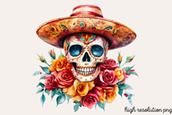 Da de Los Muertos Sublimation PNG Product Image 1