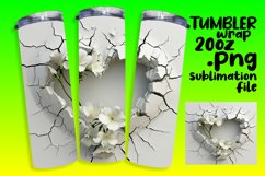 Chic Bloom 20oz Tumbler Wrap Product Image 1