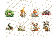 56 Whimsical Garden Friends Clipart PNG, Animal PNG Product Image 5