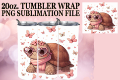 Luminous moments 20oz tumbler wrap, Turtle Product Image 1