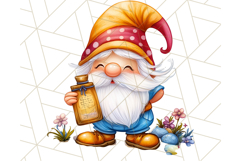 Cute Beach Gnome PNG, Summer Gnome Clipart, Digital Art Product Image 5