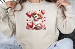 Valentine Dog Clipart PNG Product Image 1