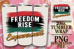 ENCHANTED GIFT 20oz TUMBLER WRAP, Juneteenth Product Image 1