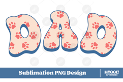 American Dad 4th of July USA Cat Dog Paw DTF Sublimation Product Image 1