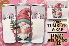 Sweet Memories 20oz tumbler wrap, Gnomes Product Image 1