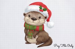 Woodland Christmas Animals Cliparts PNG Product Image 1