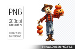 Autumn Clipart, Halloween Sublimation Clipart PNG Product Image 1