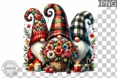 Christmas Gnome Sublimation - Clipart PNG Design Product Image 1