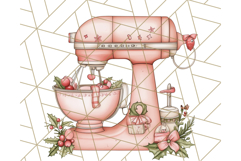 Christmas Cottagecore Kitchen Clipart PNG, Holiday Decor Product Image 5
