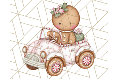Gingerbread People Clipart, Cute Cookie PNG Illustrations Product Image 5