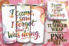 Timeless journeys 20oz tumbler wrap, Sarcastic Quote Product Image 1