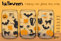 Halloween bundle Libbey glass 16oz | Can glass wrap svg Product Image 5