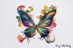 Smoke Butterflies Clipart PNG Product Image 1