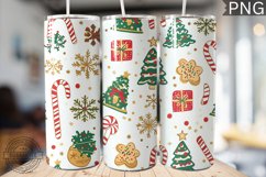 Christmas Tree Tumbler Wrap -High Quality 300 Dpi Product Image 1