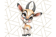 Adorable Angry Animals Clipart PNG, Cute Moody Faces Png Product Image 5