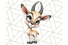 Adorable Angry Animals Clipart PNG, Cute Moody Faces Png Product Image 5