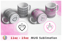 2 Adults Love Hidden Message Patterns - 11oz-15oz Bottom Mug Product Image 1