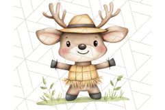 Halloween Animal Costumes PNG, Cute Spooky Animals Clipart Product Image 5