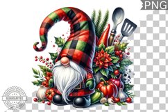 Christmas kitchen Gnome Sublimation - Clipart PNG Design Product Image 1